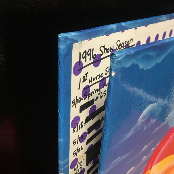 LISA FRANK VINTAGE  90s RAINBOW HEART 3 RING  BINDER RARE - Picture 6 of 16